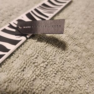 Marc By Marc Jacobs Silicone Slap on Bracelet NWT Chic Black and White Patterned